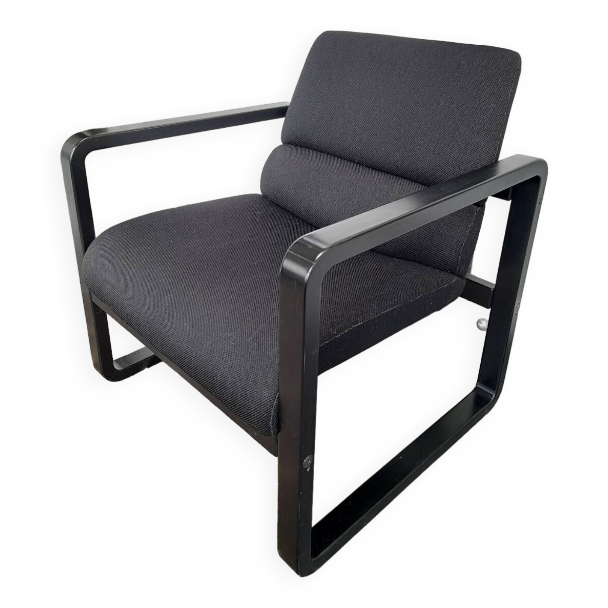 Fauteuil noir Martin Stol pour Giroflex