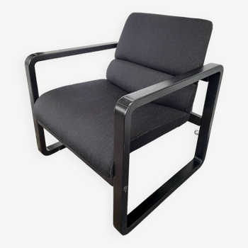 Martin Stol black armchair for Giroflex