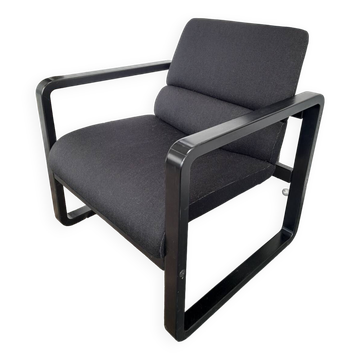 Martin Stol black armchair for Giroflex
