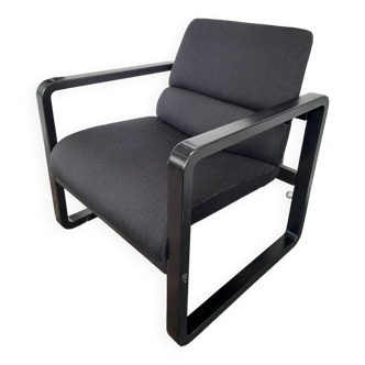 Martin Stol black armchair for Giroflex