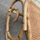 Rattan and cane rocking chair