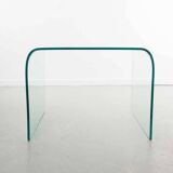 Glass coffee table “waterfall” – A. Cortesi – Fiam