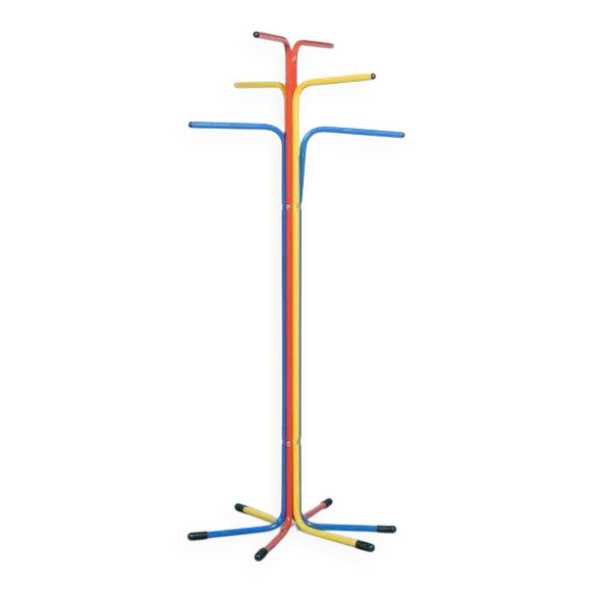 1980s Memphis style coat rack, vintage Ikea