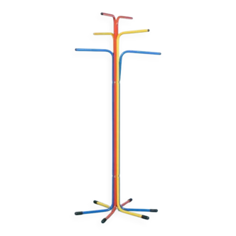 1980s Memphis style coat rack, vintage Ikea