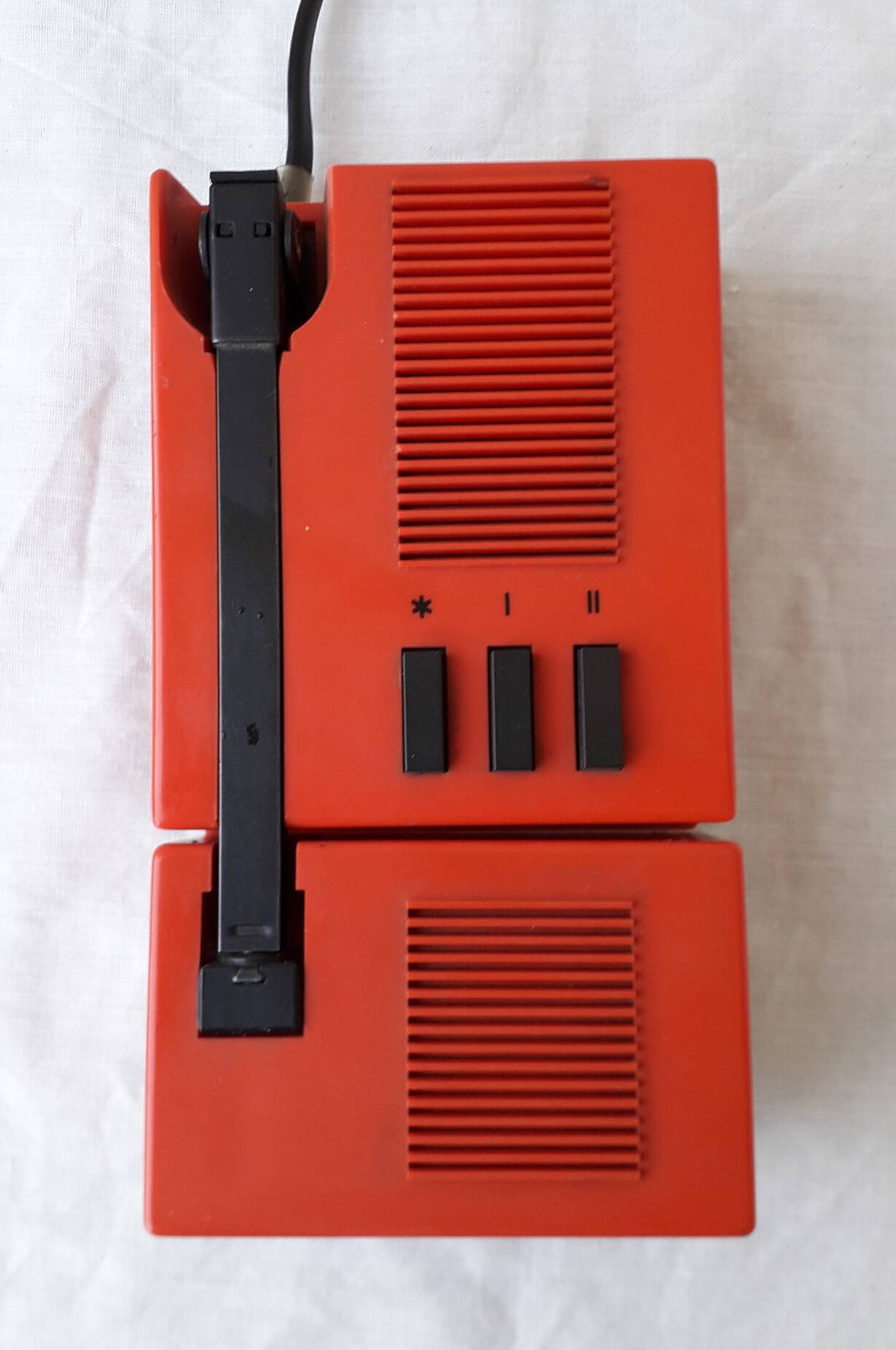 Lampe ou applique télescopique rouge