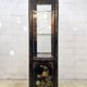 Vitrine chinoise vintage avec miroir, décor fleurs et oiseaux