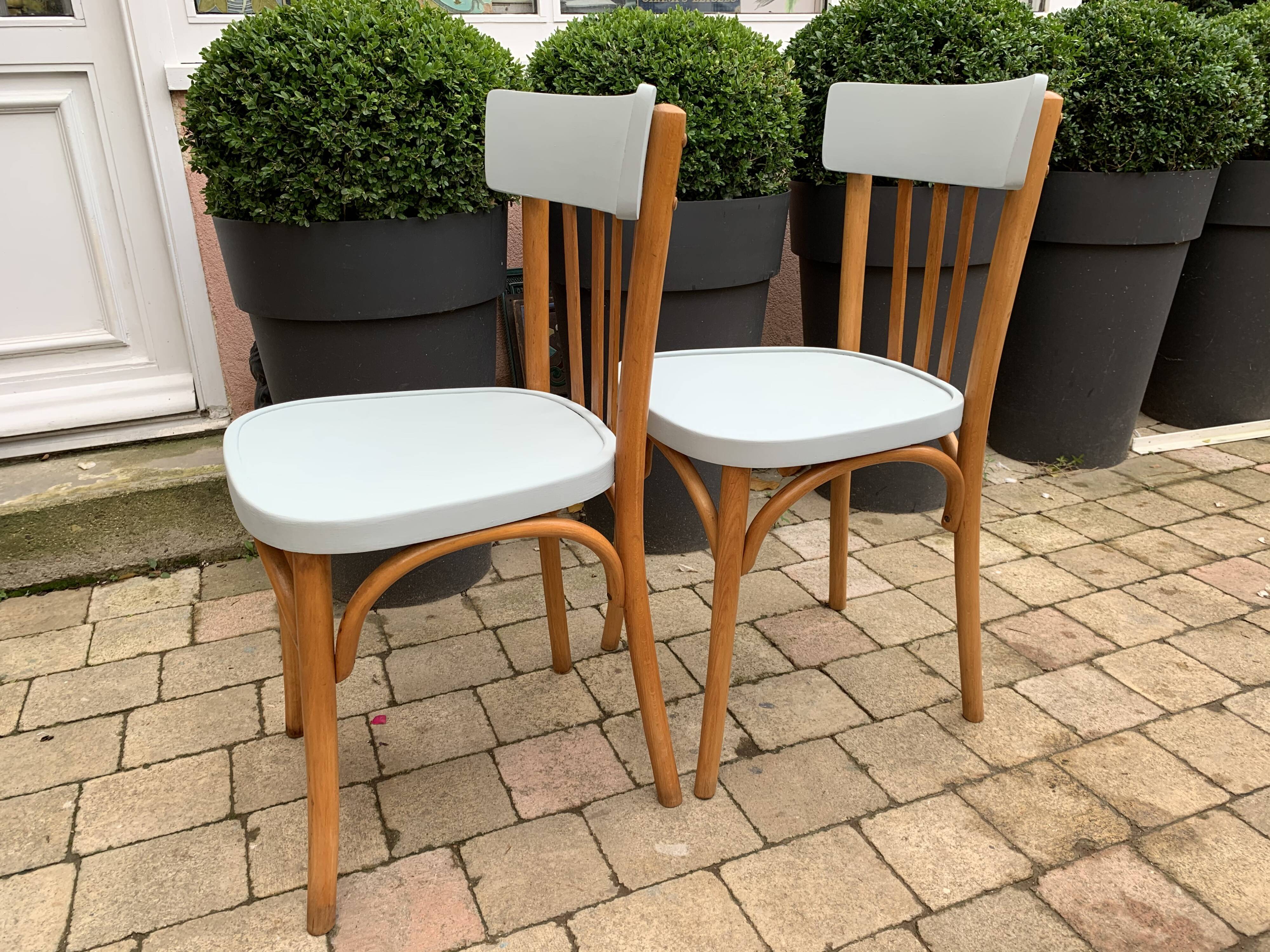 Pair of bistro chairs