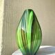 Grand vase en verre murano missoni