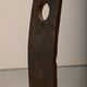 Fireplace Stool in Oak and Straw, France 1950s
