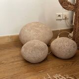 Trio of Dora lamps by André Cazenave from the 70s