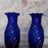 Pair of glass vases