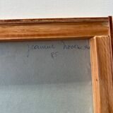 Huile sur panneau L. Bourdenx, La Cabane des Pêcheurs, d'après Monet