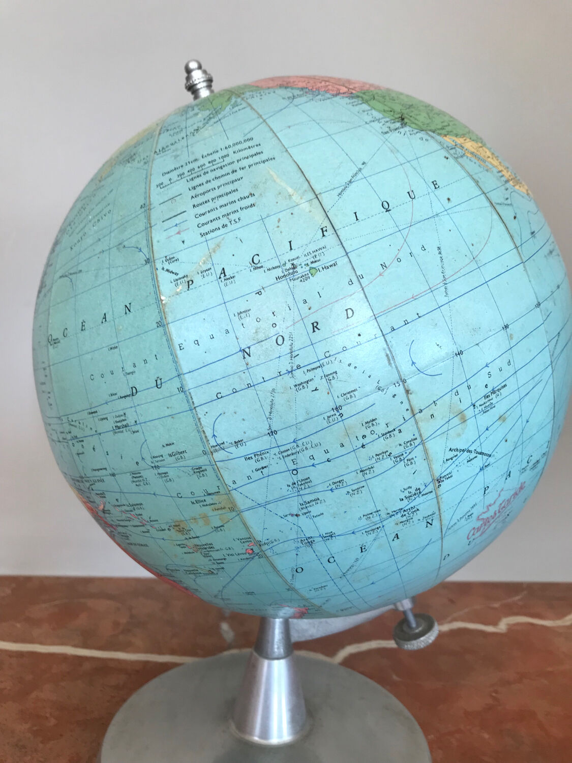 Vintage 1960s globe