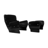 Osvaldo Borsani design, armchair ottoman Canada Tecno years 65