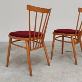 Set of 4 dining room chairs by Antonin Suman for Tatra Nabytok