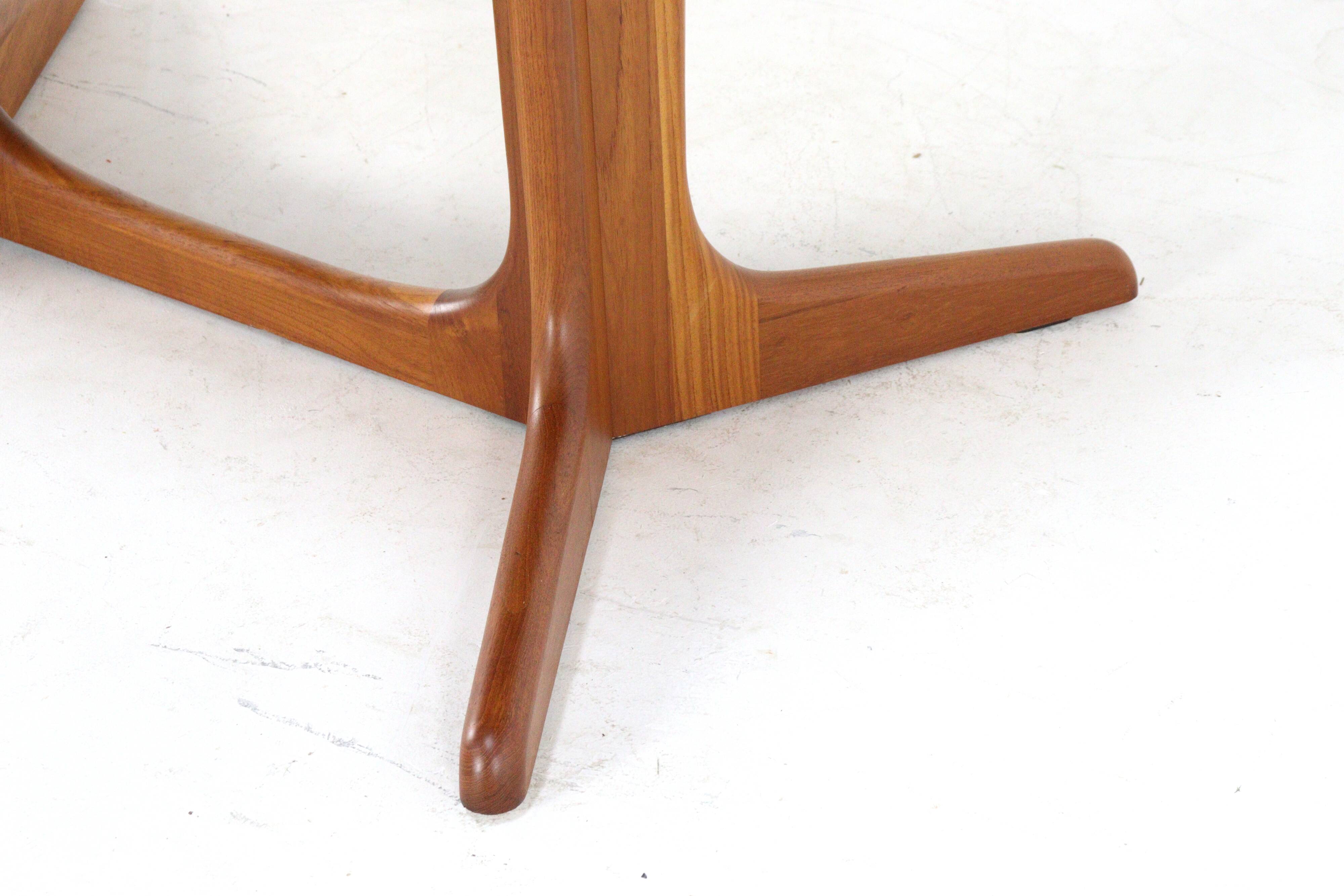 Oval 2x extendable dining table XL 'Nymindegab' - danish design vintage