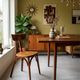 "Bistro chair 'Banana' Luterma in curved wood – 1950s"