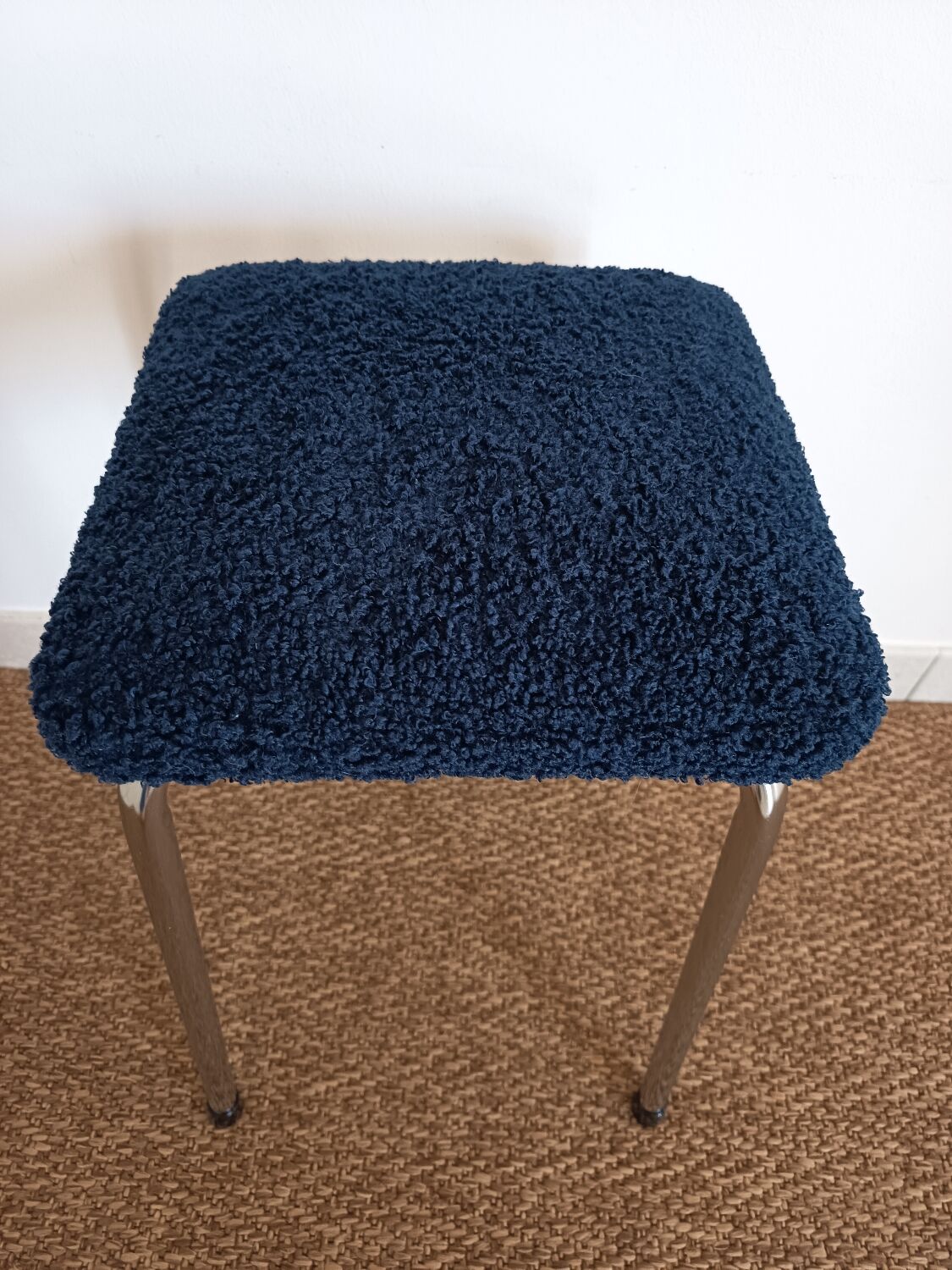 Vintage steel tube stool