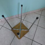 Black streaked brown formica stool 70