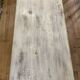 Farmhouse table 6 people white patinated in rectangular solid oak