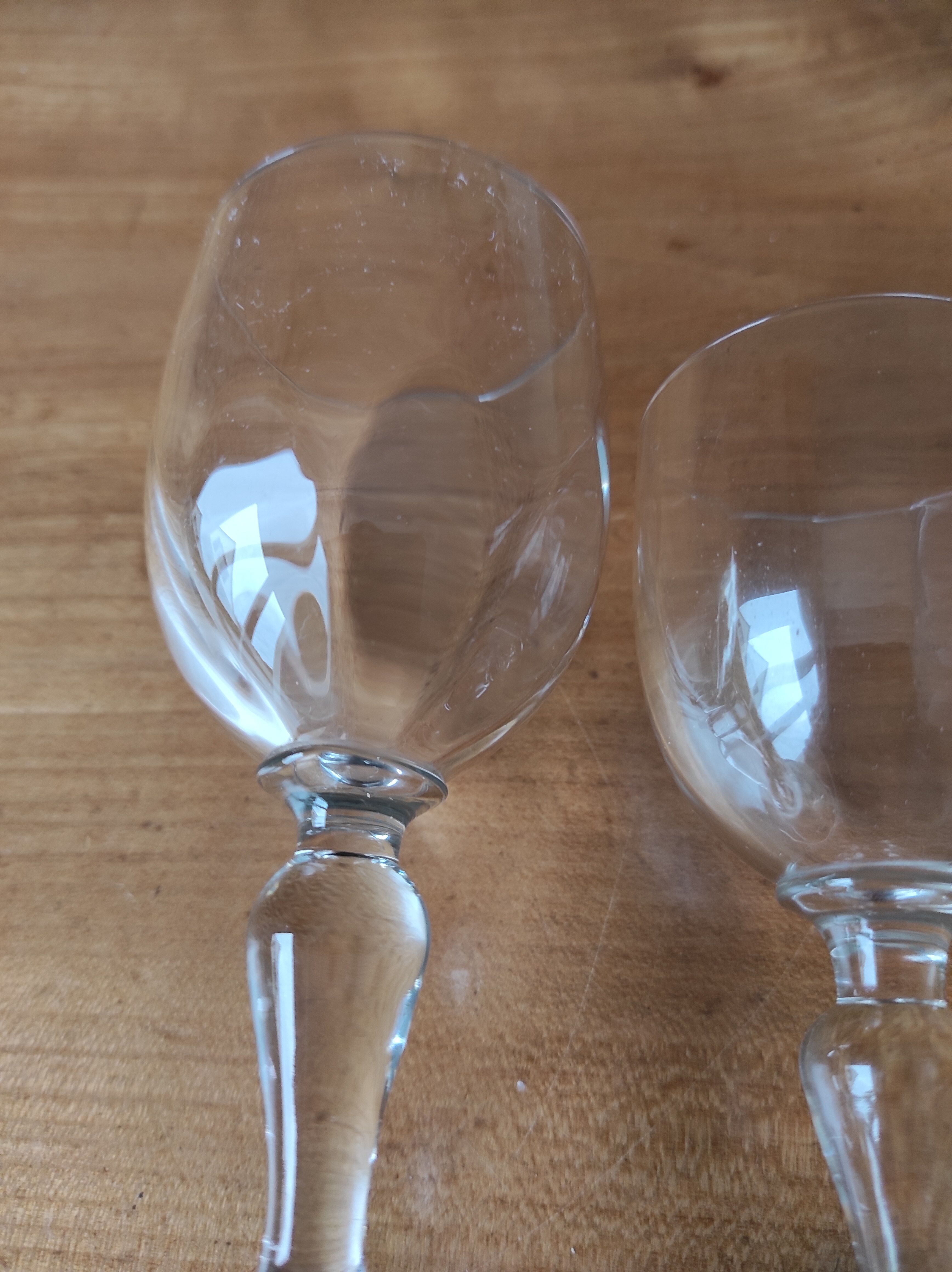 Lot de 3 verres anciens