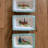 Set of 3 Cerenne Vallauris ramekins