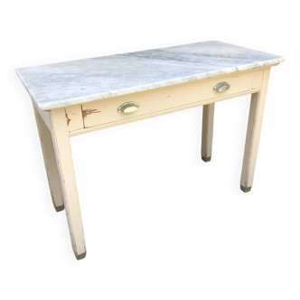 Table de pâtissier plateau marbre