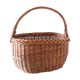 Wicker basket with a handle, vintage, French