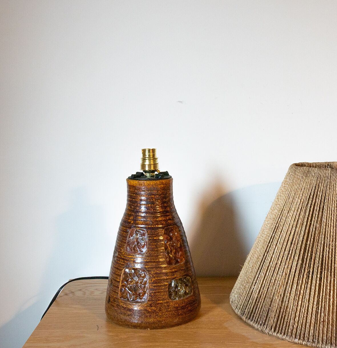 Ceramic and resin lamp 1960