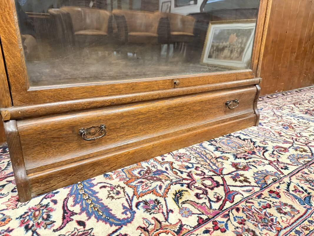 Antique English Original Globe Wernicke Bookcase