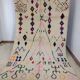 Handmade moroccan berber rug 260 x 157 cm