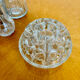 Antique glass flower pick