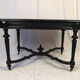 Napoleon III desk, blackened wood and ebony veneer top