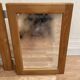 Arrangement / suspended mirror scandinavian design 1960.