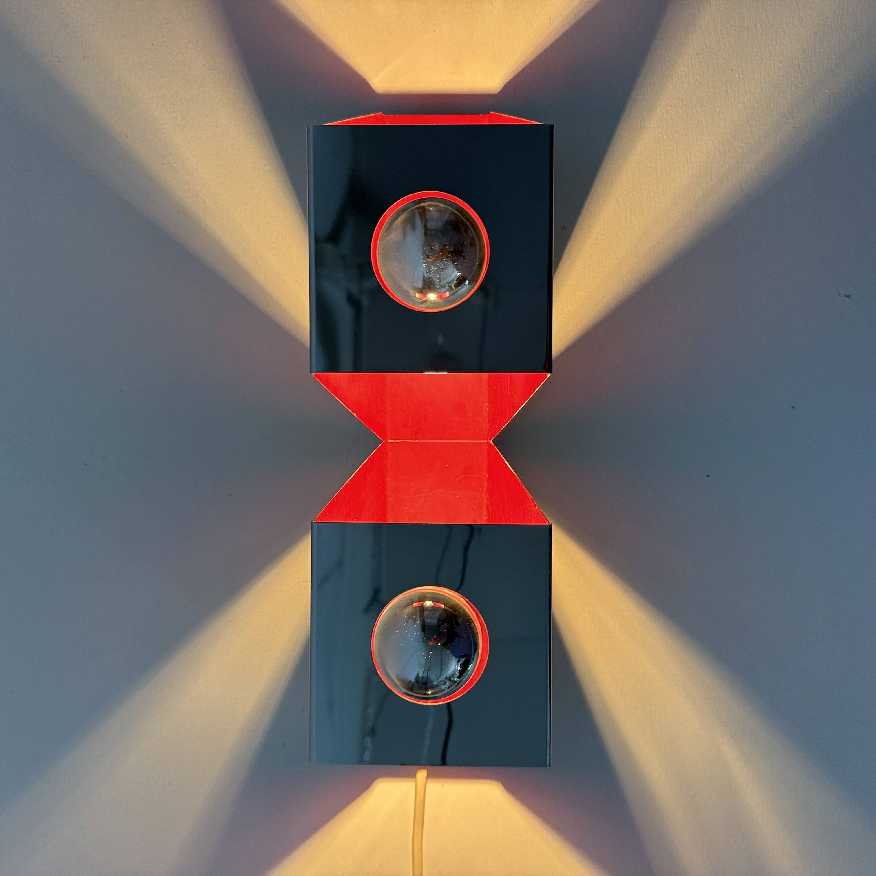 Vintage wall lamp space age , 1970s
