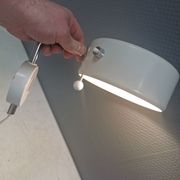 Wall lamp, by Anders Pehrsson in the 1960s for Ateljé Lyktan. Model Simris