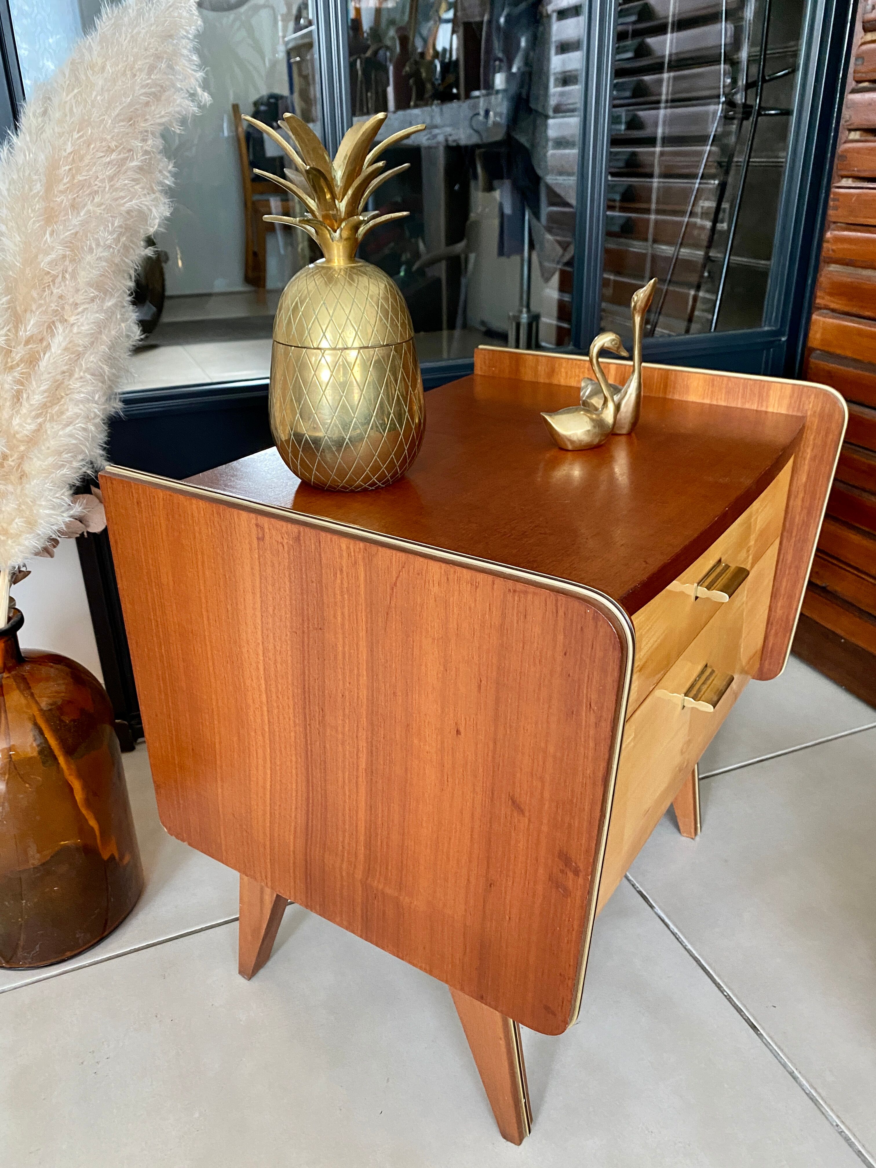 Vintage bedside table