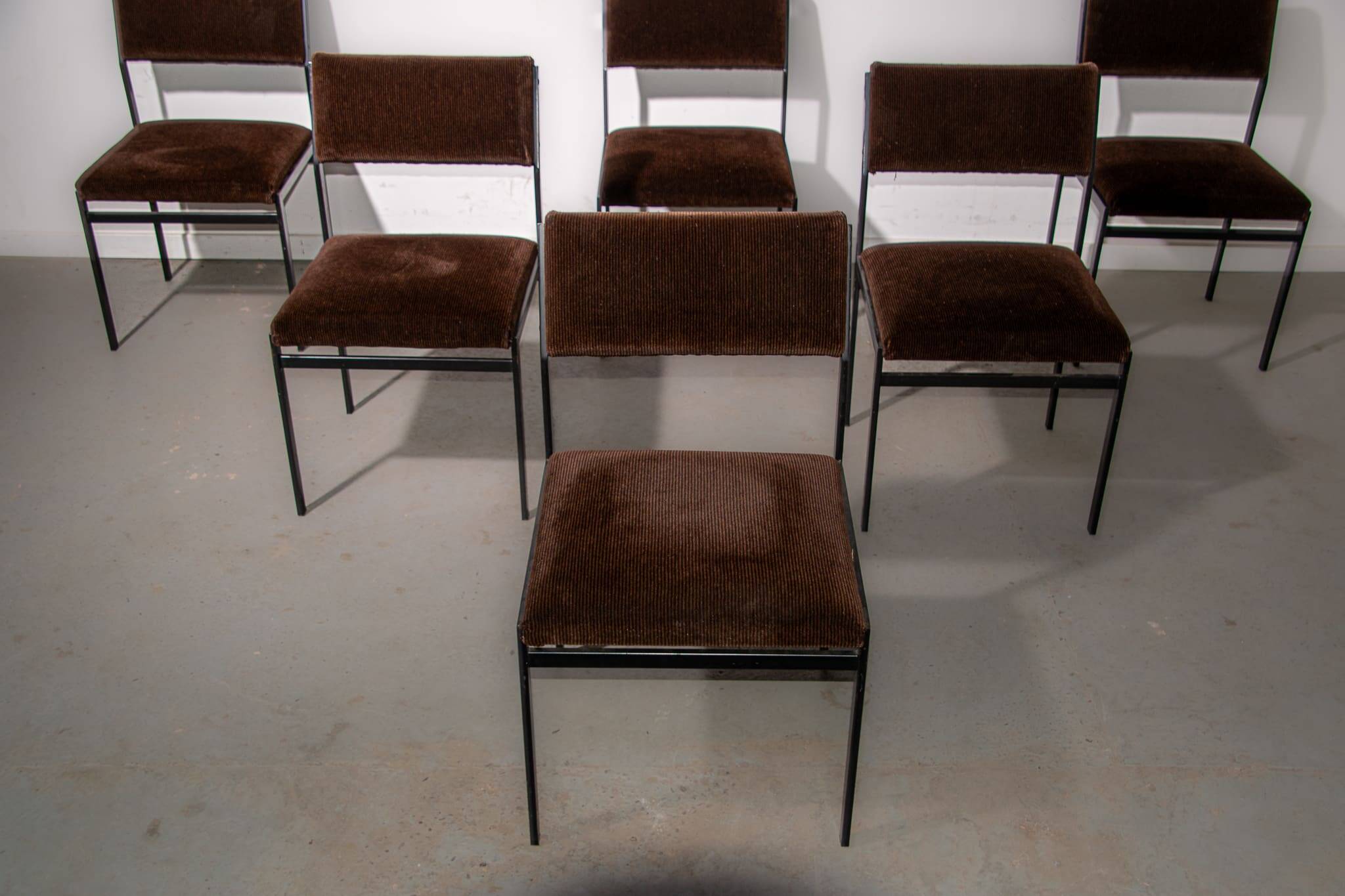 Chaises SM07 conçues par Cees Braakman pour Pastoe. Vers 1970