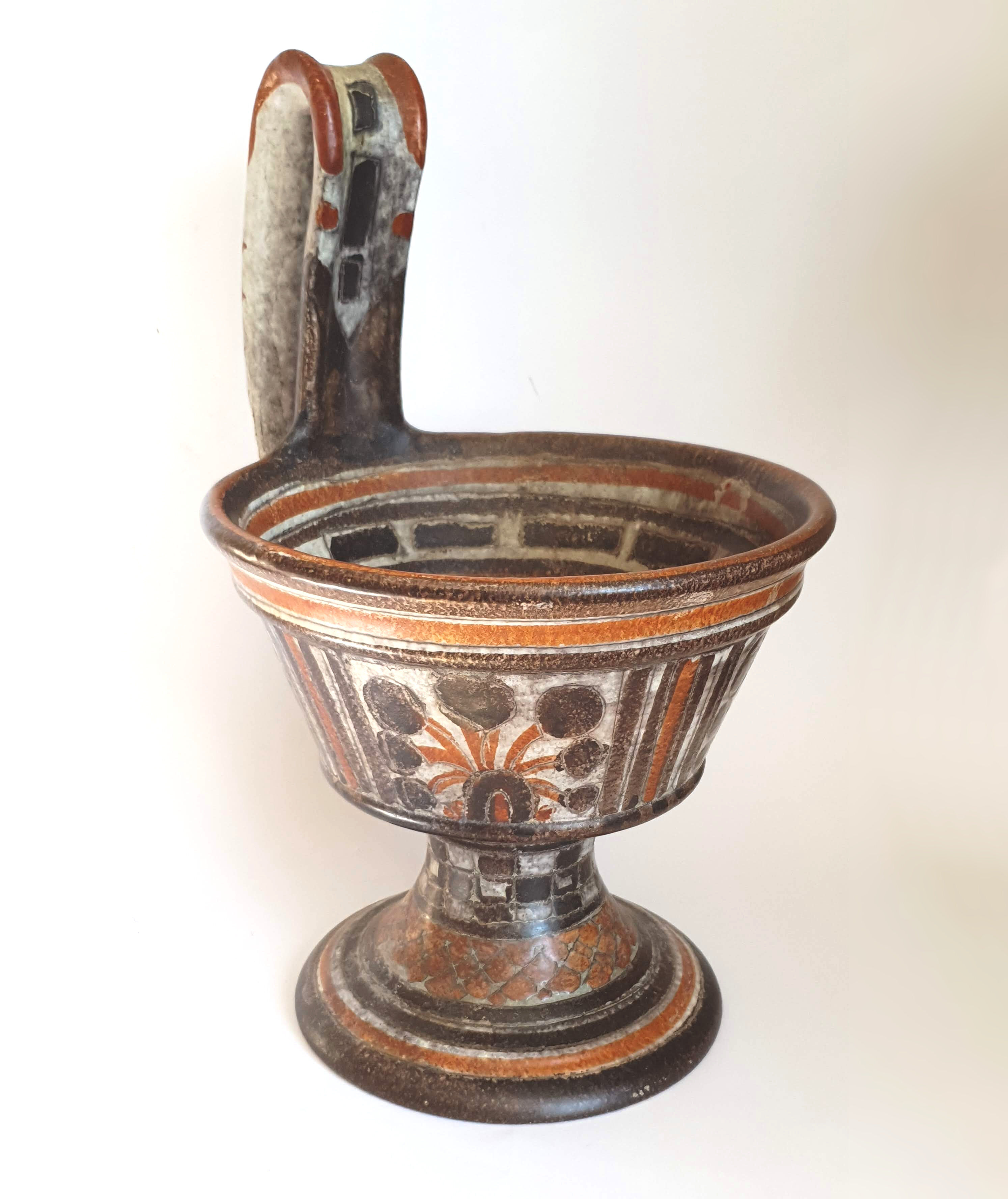 Ceramic candle holder, Italica Art, 50/60s
