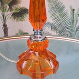 Princess orange plexiglass lamp