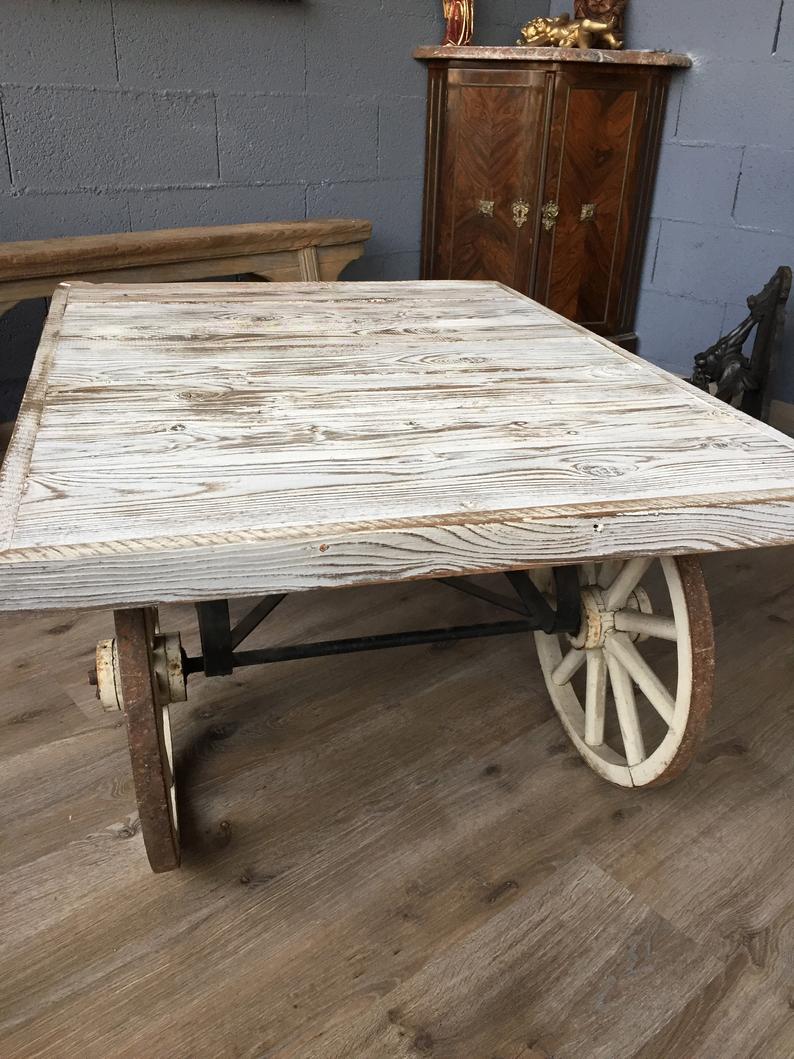 Vintage industrial coffee table