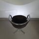 3 x mid-century tube frame chairs (swivel) corduroy upholstery