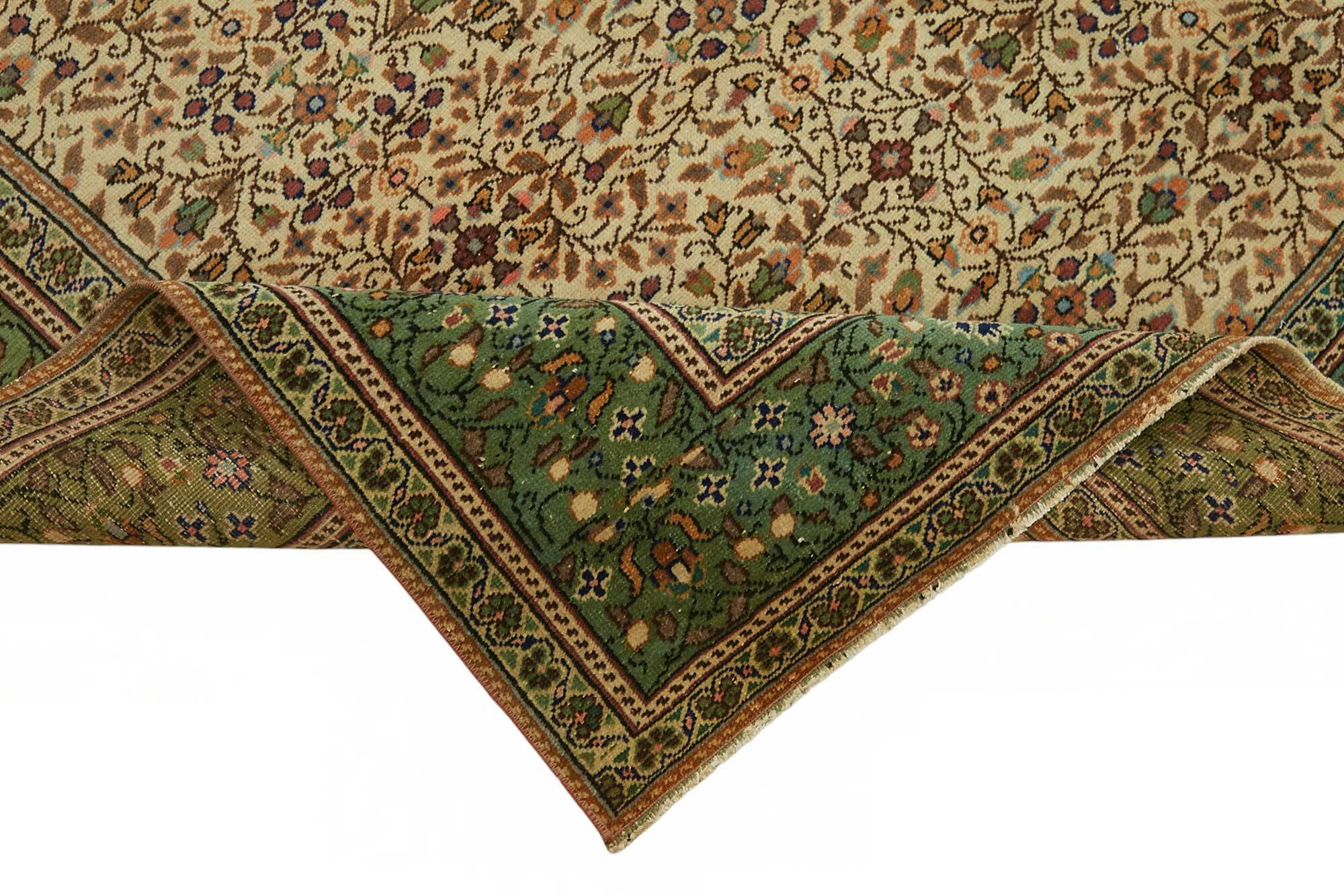 Turkish Wool Vintage Kayseri Rug 196 cm x 284 cm