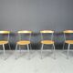 Vintage postmodern Italian dining chairs, 1990s