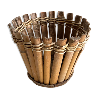 Cache pot en bambou