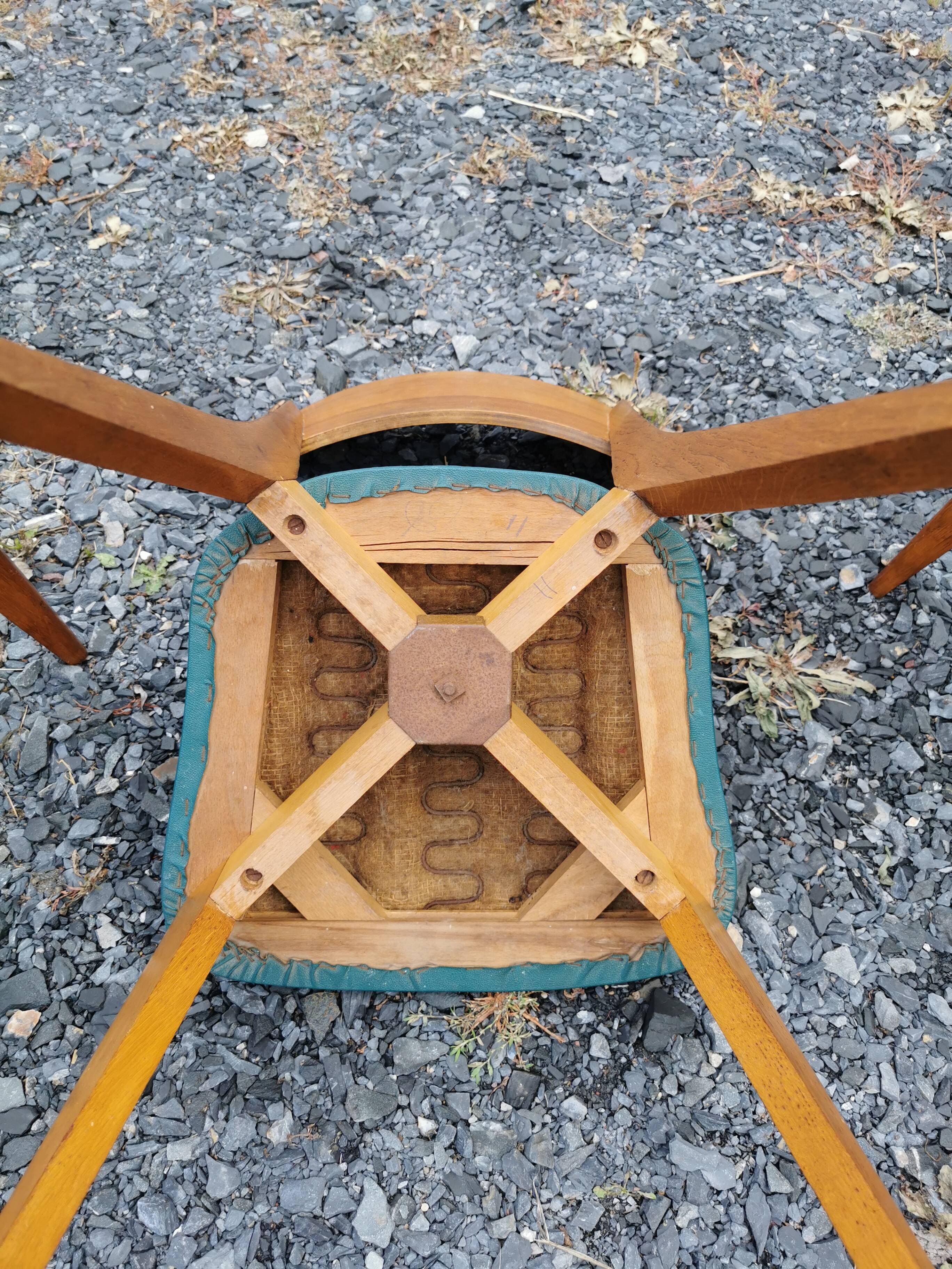 Set 6 vintage chairs