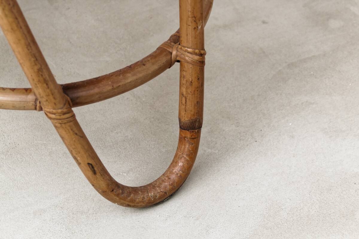 Rattan table and chair for children