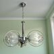 Space Age 3-light Sputnik chandelier