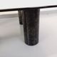Vintage Italian square marble and glass coffee table from the 70s