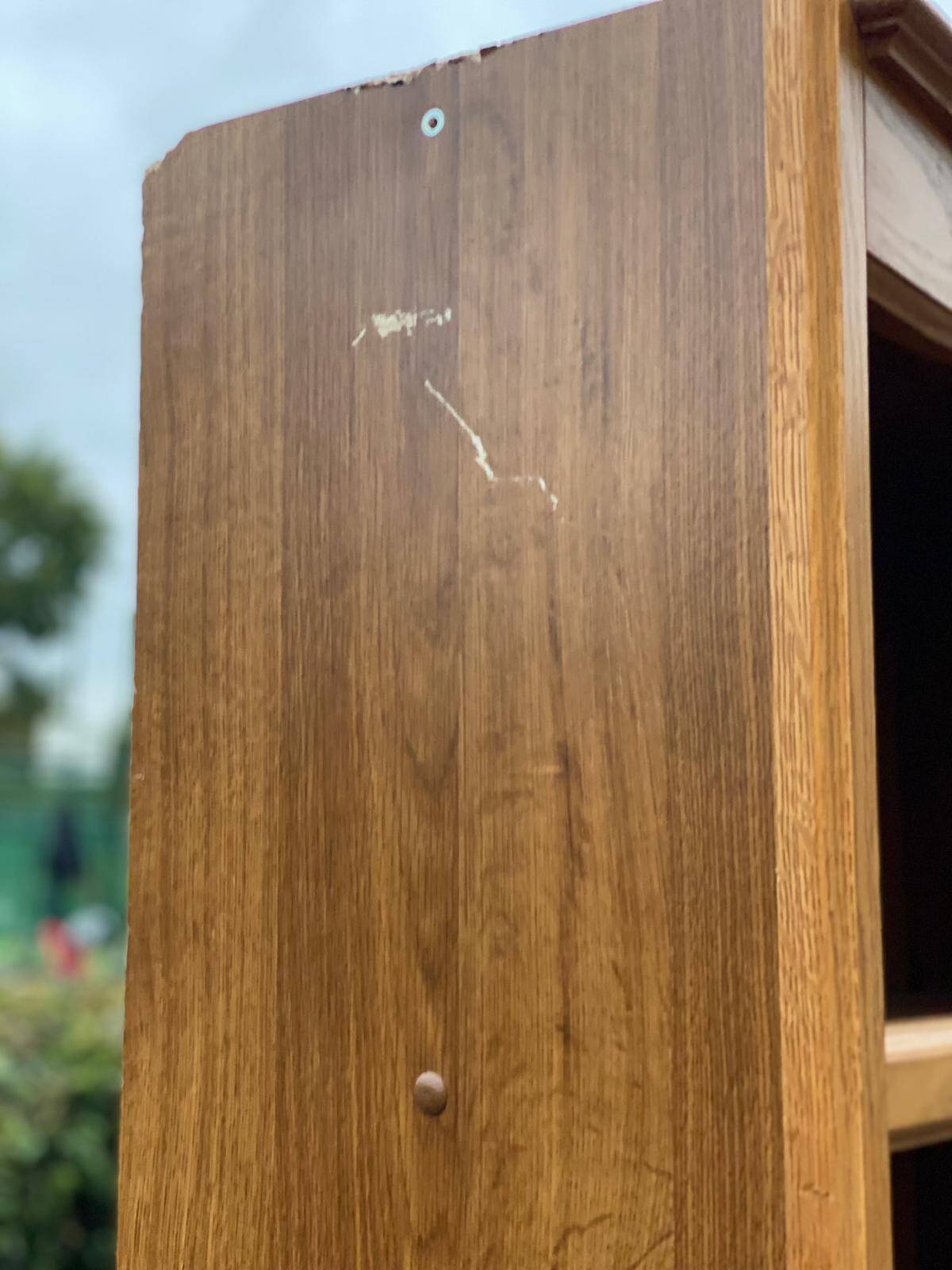 Vintage wooden shelf bookcase 80cm